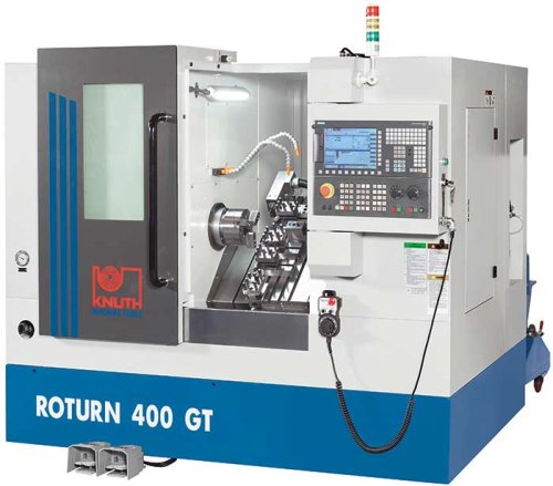 Roturn 400 GT - Доступный токарный станок с линейным инструментальным магазином, приводными инструментами и контроллером Siemens
