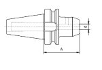 Weldonfutter Schaft BT 50 - Tool mount for Weldon shaft for machining centers