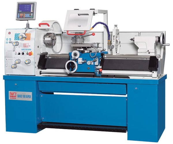 Basic 180 Super - Feature packed lathe with extra wide bed, ideal for workshops