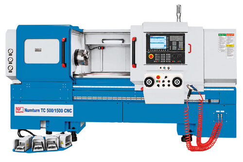 Numturn TC 500 - Die CNC-Flachbett-Drehmaschine mit VDI-Revolver und Siemens 828D Steuerung