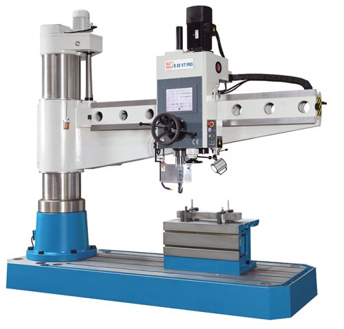 R 80 VT PRO - Servo-conventional radial drilling machine with advanced functions and large touch screen