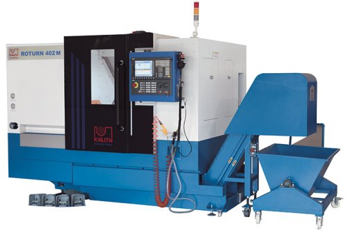 Roturn 400 M - Kompaktowa tokarka produkcyjna CNC z napędzanymi narzędziami