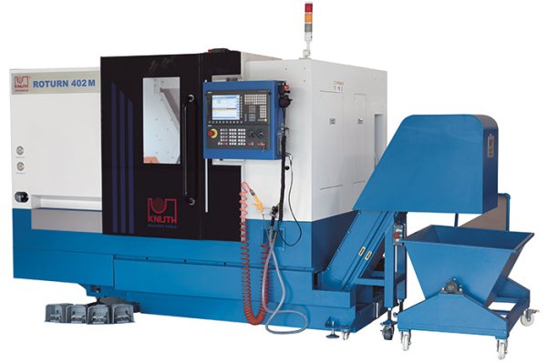 Roturn M - Kompakte CNC-Produktionsdrehmaschine mit angetriebenen Werkzeugen
