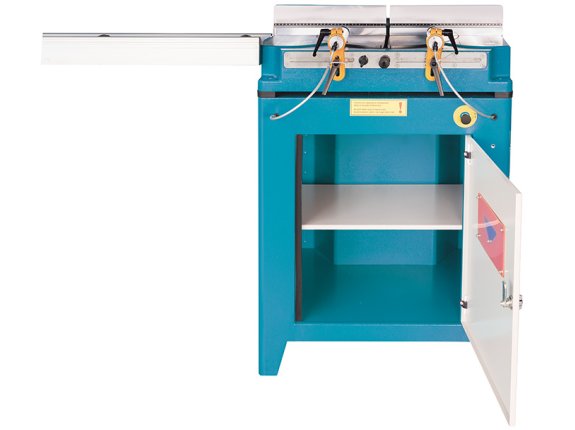 The machine base provides additional storage space, so no work surfaces are unnecessarily cluttered.