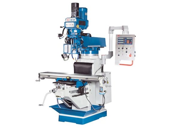 MF 5 VP - With large traverse paths, automatic feed in the X and Y axes, swiveling milling head and pneumatic tool clamping