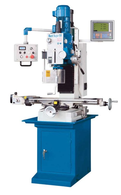 Mark Super - Multi-side milling/drilling machine with automated feed in the 
X axis, automated quill feed and tapping unit