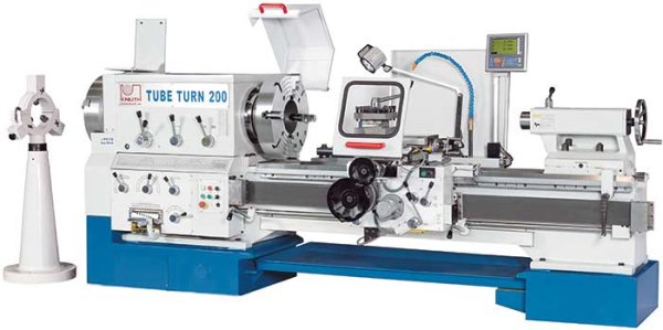 TubeTurn 200 - Heavy-duty lathe with large 
spindle bore and dual chuck for tube machining