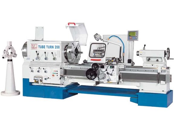 TubeTurn 225 - Heavy-duty lathe with large 
spindle bore and dual chuck for tube machining