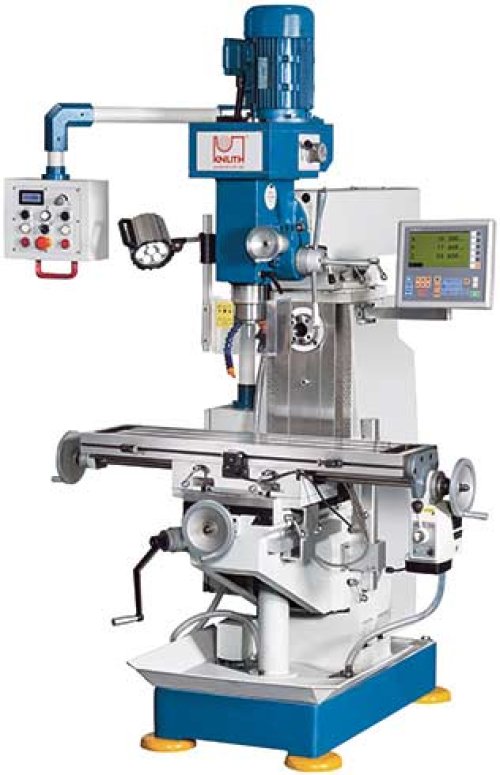 VHF 1.1 - With tilting milling head, automatic feed on X axis, horizontal axis and swiveling table