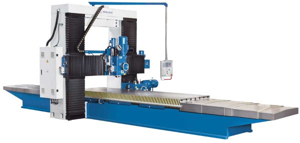 Portamill Duo 3012 - Moving table design, tilting milling head and horizontal milling head for large workpieces