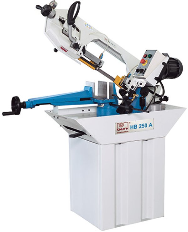 HB-A - Affordable workshop band saw with quick action clamping and miter cutting