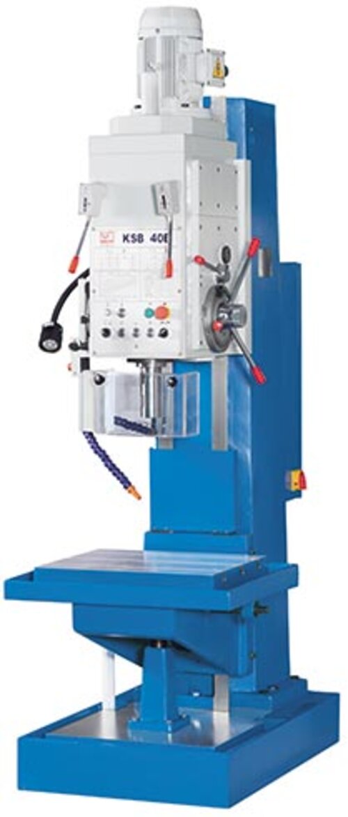 KSB 40B - Sturdy box column design reduces torsion and vibration for superior drilling, reaming and tapping performance