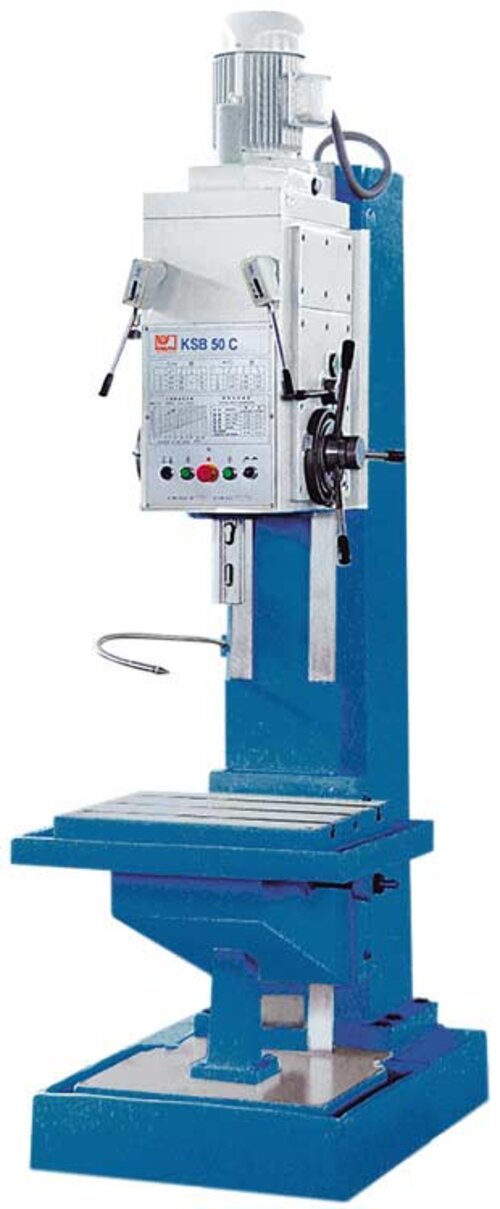 KSB 50C - Sturdy box column design reduces torsion and vibration for superior drilling, reaming and tapping performance