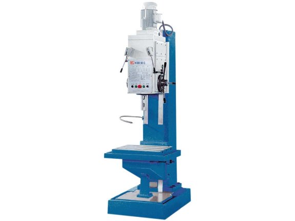 KSB 50C - El diseño rígido de columna en caja reduce la torsión y las vibraciones garantizando una capacidad total para taladrar, escariar y roscar