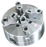 4-Jaw Lathe Chuck / steel body - Centrically clamping lathe chuck