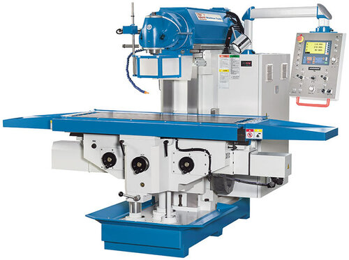 Servomill® UWF - Heavy-duty servo-conventional knee milling machine with HURON-type 
universal cutter head, large work table and advanced functions