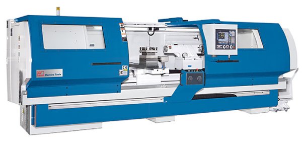 Forceturn 630.50 - Precision flatbed lathe with Fagor control, 4-fold tool changer and electronic handwheels for manual operation