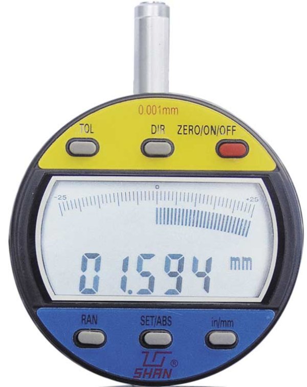 Měřicí hodinky digitální 0-12.7mm - Měření rozdílů a odchylek