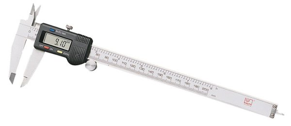 Messschieber digital 200mm - Mobile Messmittel für Längen und Durchmesser