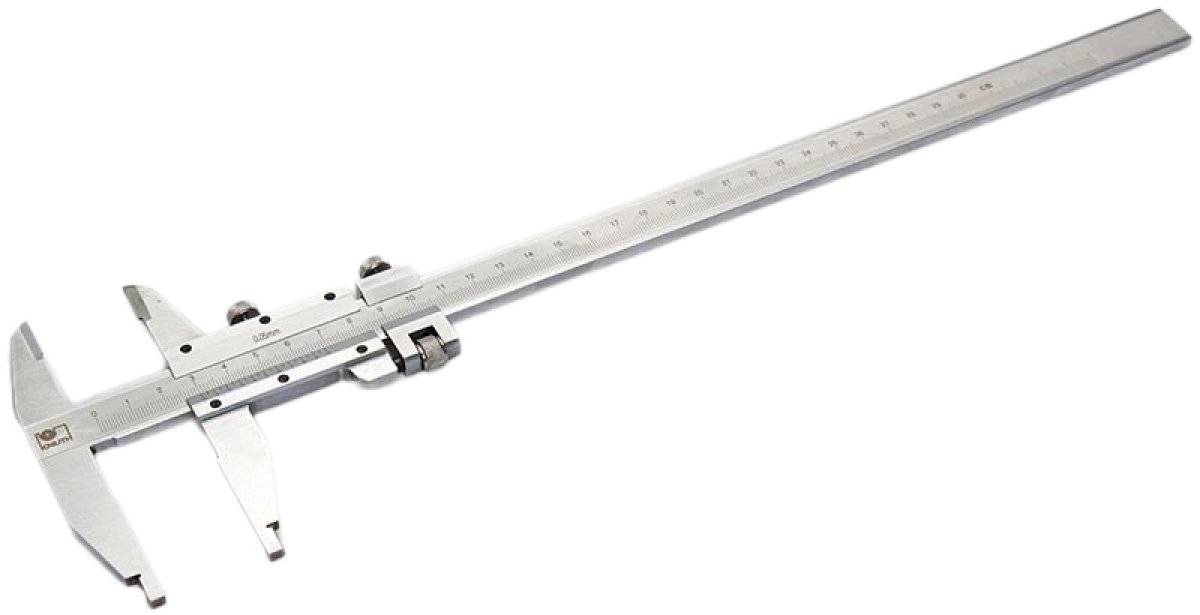 PROMAT Werkstattmessschieber DIN862 250mm Mit Spitzen – Analog