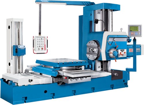 BO 110 - Capable of heavy and demanding machining with 360-degree table rotation and tailstock