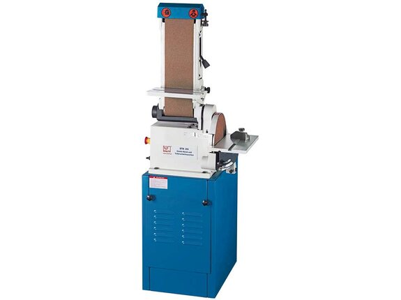 Vertical grinding surface with support table
