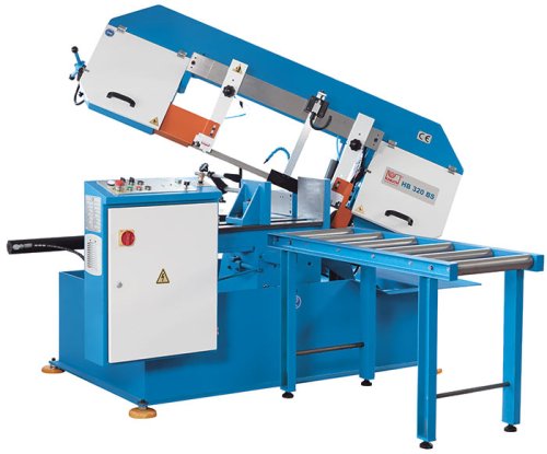 HB 320 BS - Reliable scissor style bandsaw with miter cutting