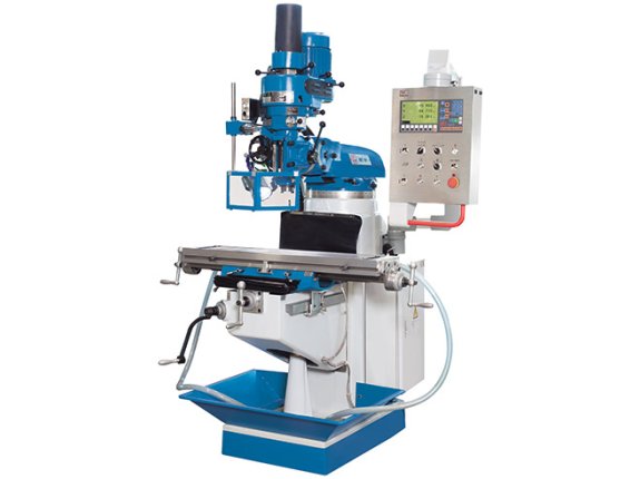 MF 1 P - Ideal entry level milling machine featuring tilt and swivel head, and pneumatic tool clamping
