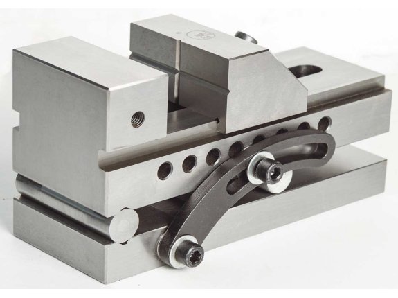 Angle-adjustable grinding vise (standard equipment)