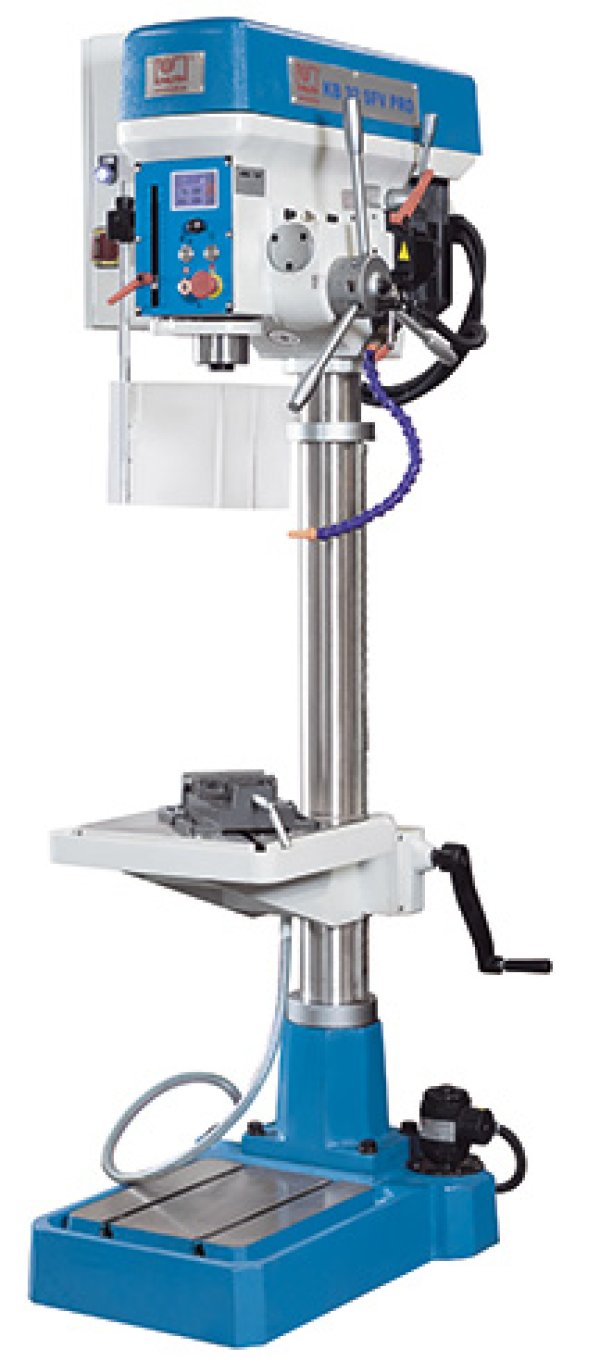 KB 32 SFV Pro - Column design with infinitely variable speed adjustment, automatic feed and touchscreen