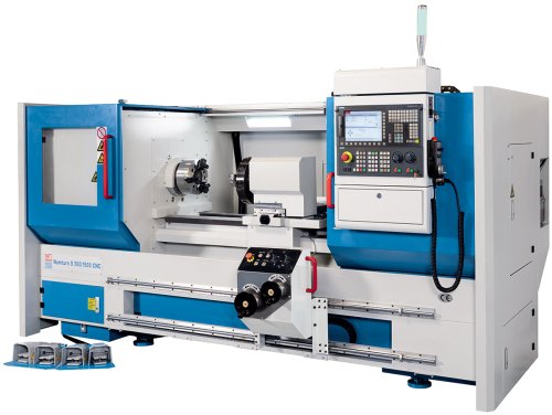 Numturn S 560/1500 CNC - Präzisions-Flachbettdrehmaschine mit Werkzeugrevolver und Kraftspannfutter