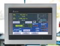Large color touchscreen provides a graphic display of machining operations and lists editable parameters