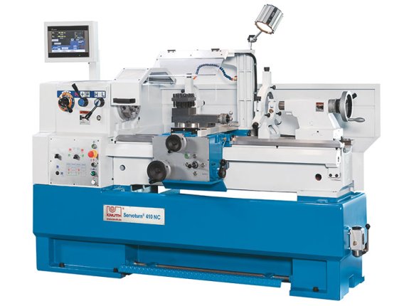 Servoturn® 410 NC - A modern conventional lathe extended with CNC functions for turning tapers and radii