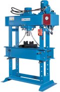 KNWP H 200 - Presse d’atelier motorisée avec unité cylindrique facile à positionner et prises de support
