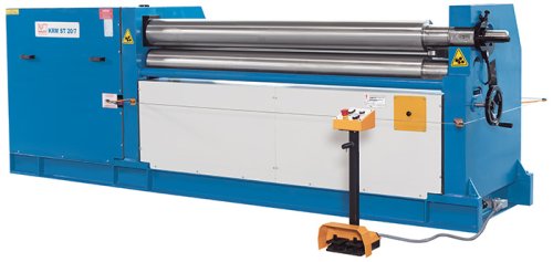 KRM ST - Motorized driven rolls, for various plate sizes, with motorized back roll adjustment