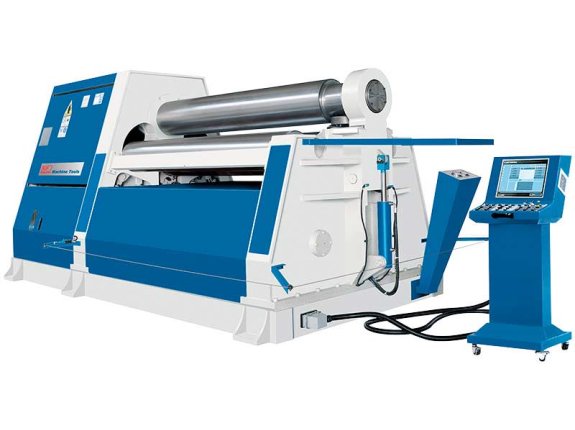 RBM 25/45 NC Teach In - Heavy NC-controlled version with hydraulically driven rollers for processing large thick plates of heavy plate