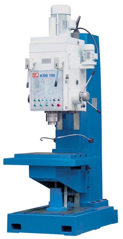 KSB 100 - Sturdy box column design reduces torsion and vibration for superior drilling, reaming and tapping performance