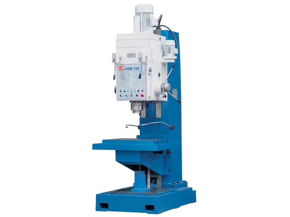 KSB 100 - El diseño rígido de columna en caja reduce la torsión y las vibraciones garantizando una capacidad total para taladrar, escariar y roscar