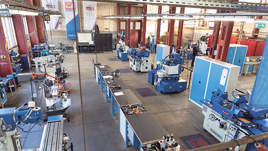 Milling machine operator / grinding machine system test lines Outside, inside, and surface grinding